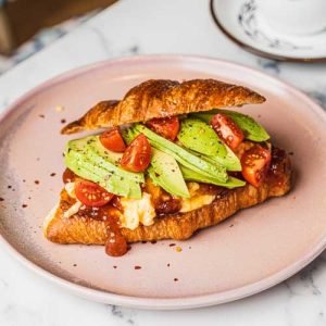 Chilli Scrambled Croissant