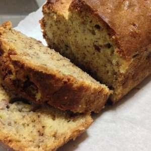 Homemade banana bread